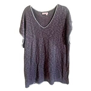 Fresh Produce Dress Womens XL/XXL Gray Knit Minimalist Resortwear Lightweight
